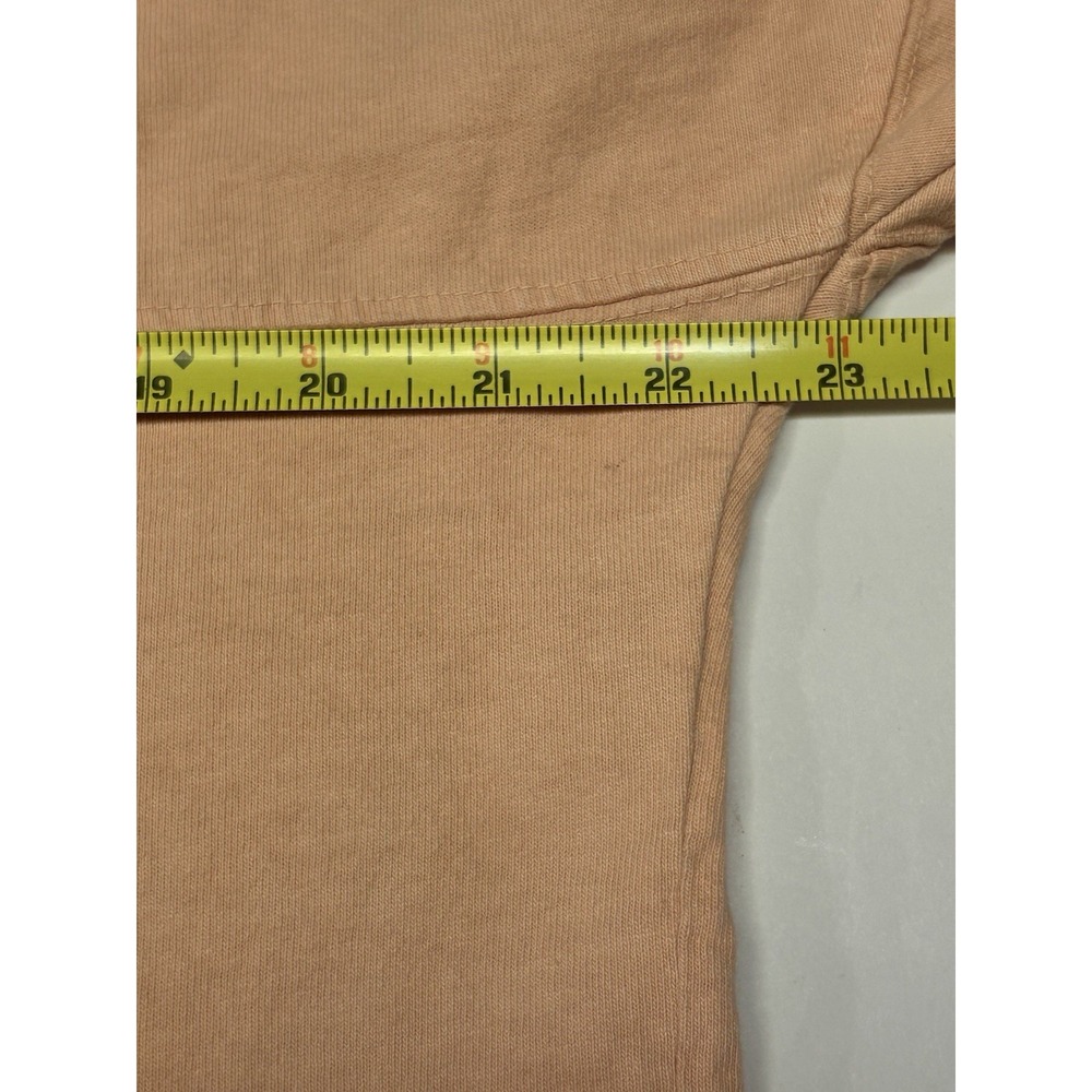 Disney World Spirit Jersey Peach Coral Gold Glitter Puff Print Womens Size Small - Picture 9 of 14